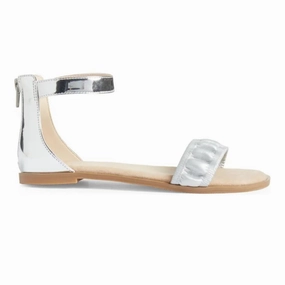 Walking support Modern Comfort Miss Cambelle Ruffle Sandal in Silver - Kids