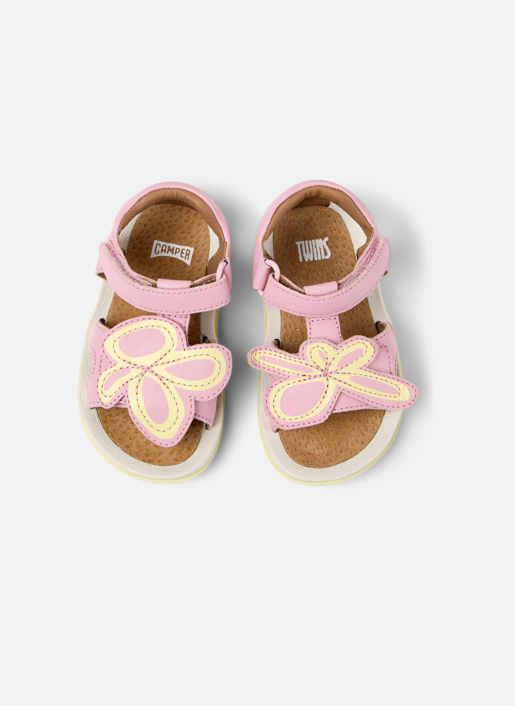 Chic Minimalist Design Chic Slip Sandals Kids Camper Twins First Walker
