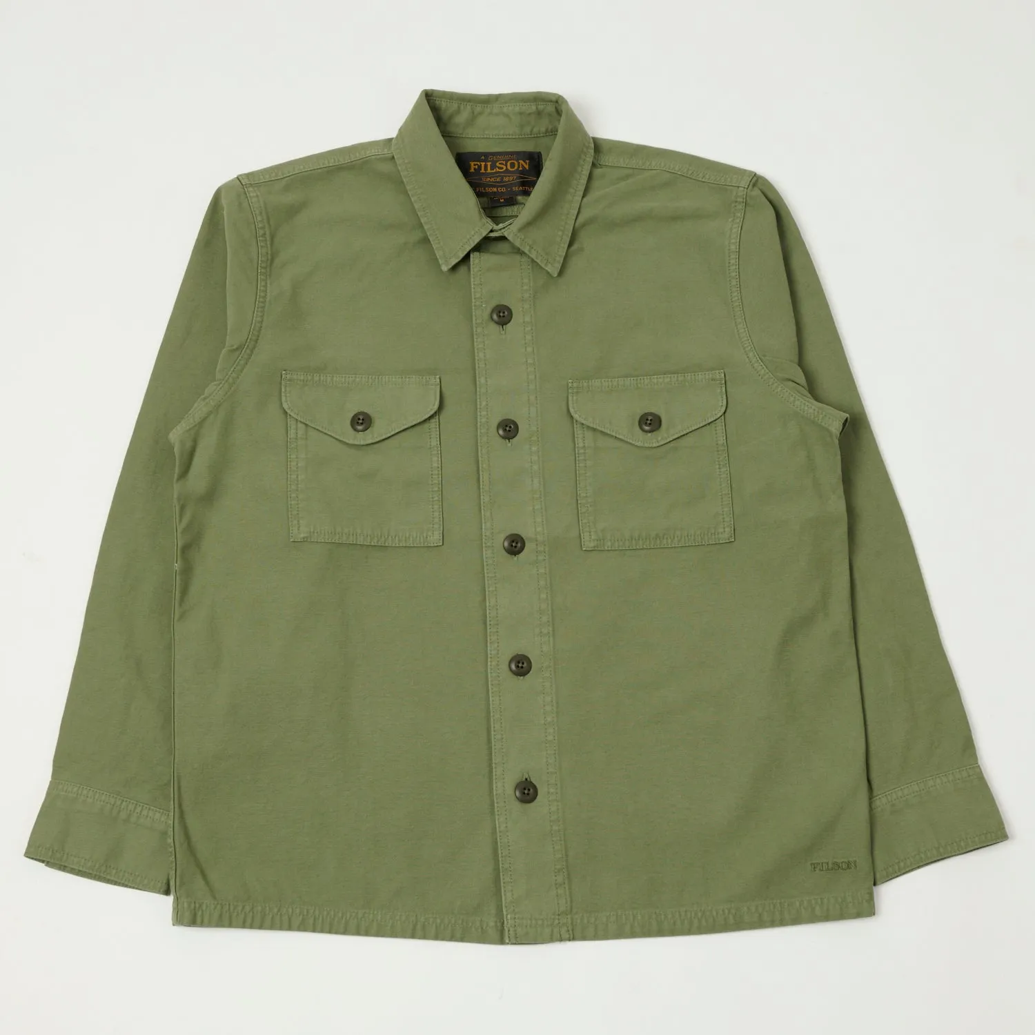 Filson Field Jac-Shirt - Washed Fatigue Green Mountain Retreat