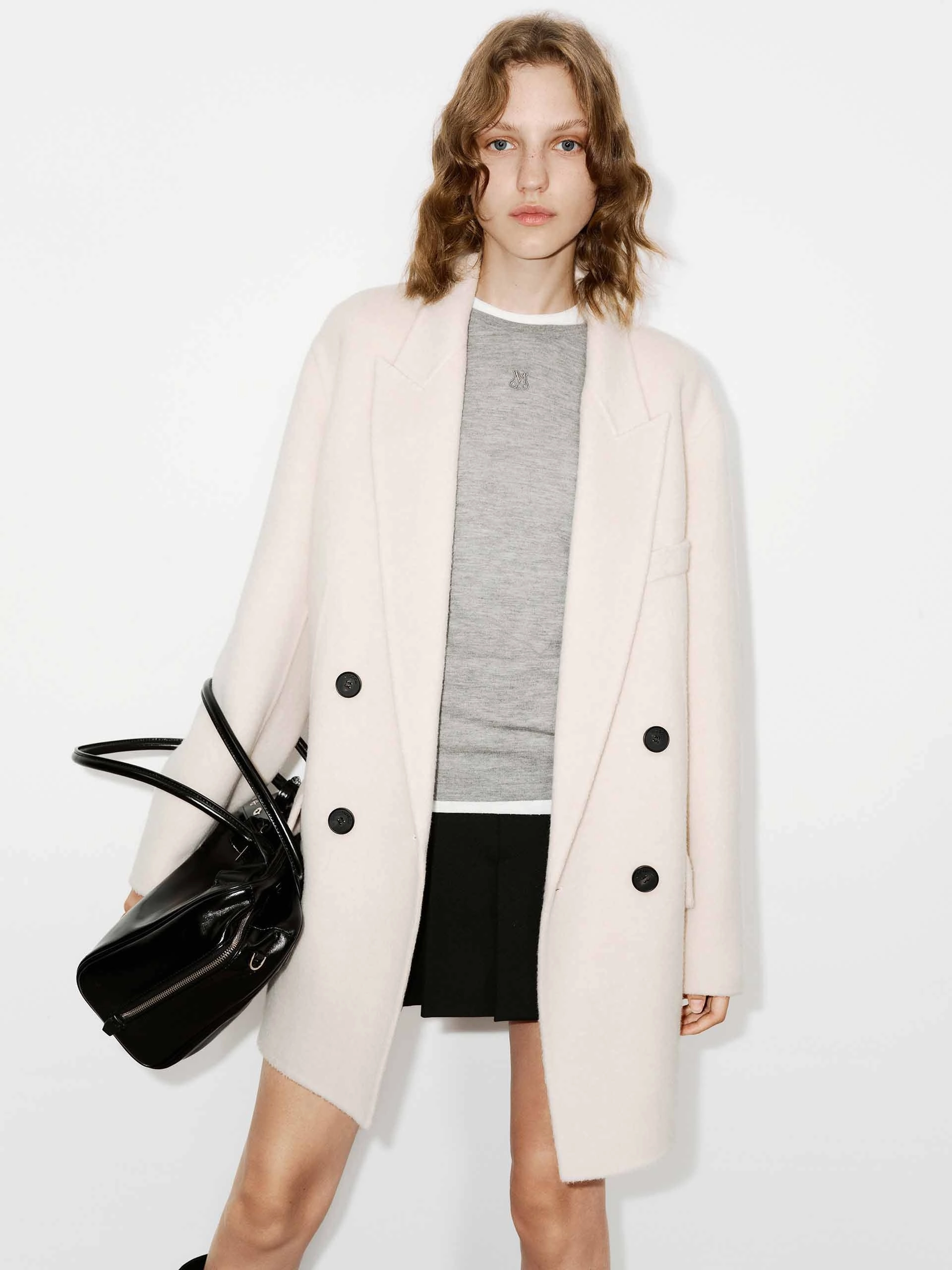 All Year Use Reinforced Stress Points Tailored Wool Blend Midi Coat