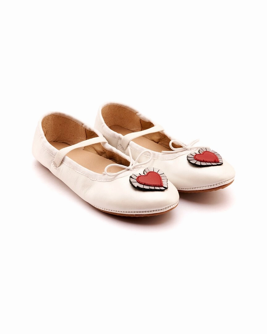 Street Movement Old Soles Heart Ruffle Leather Loafer