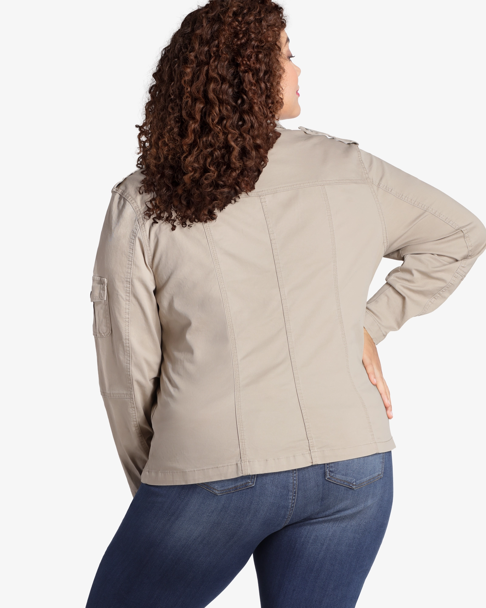 AntiStaticLining Model Elegan Utility Jacket | Tan