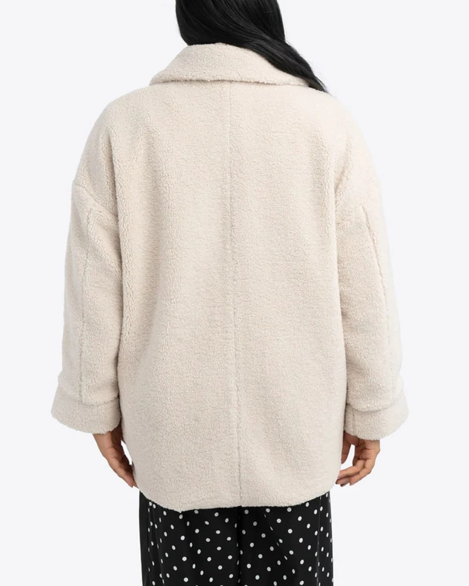 Romance TEDDY BEAR SHIRT JACKET | Cloud