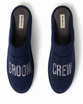Fashionable Look Dearfoams Men's Groom/Groomsmen Giftable Wedding Scuff Slipper