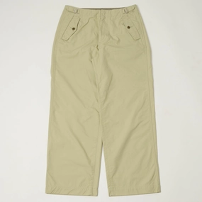 Day To Night Nanamica Side Belt Wide Pants - Light Green