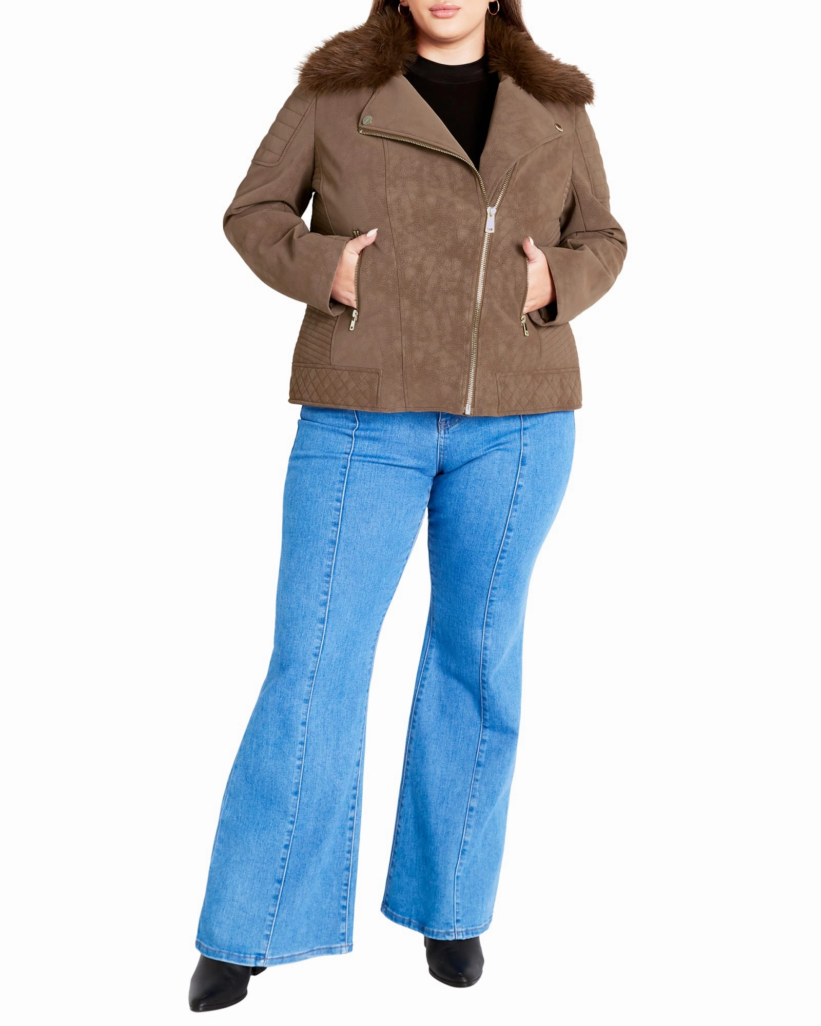 Natalia Jacket | Latte Mouthwash Brand