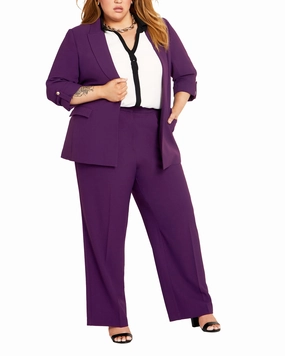 Natalie Jacket | Purple quilted