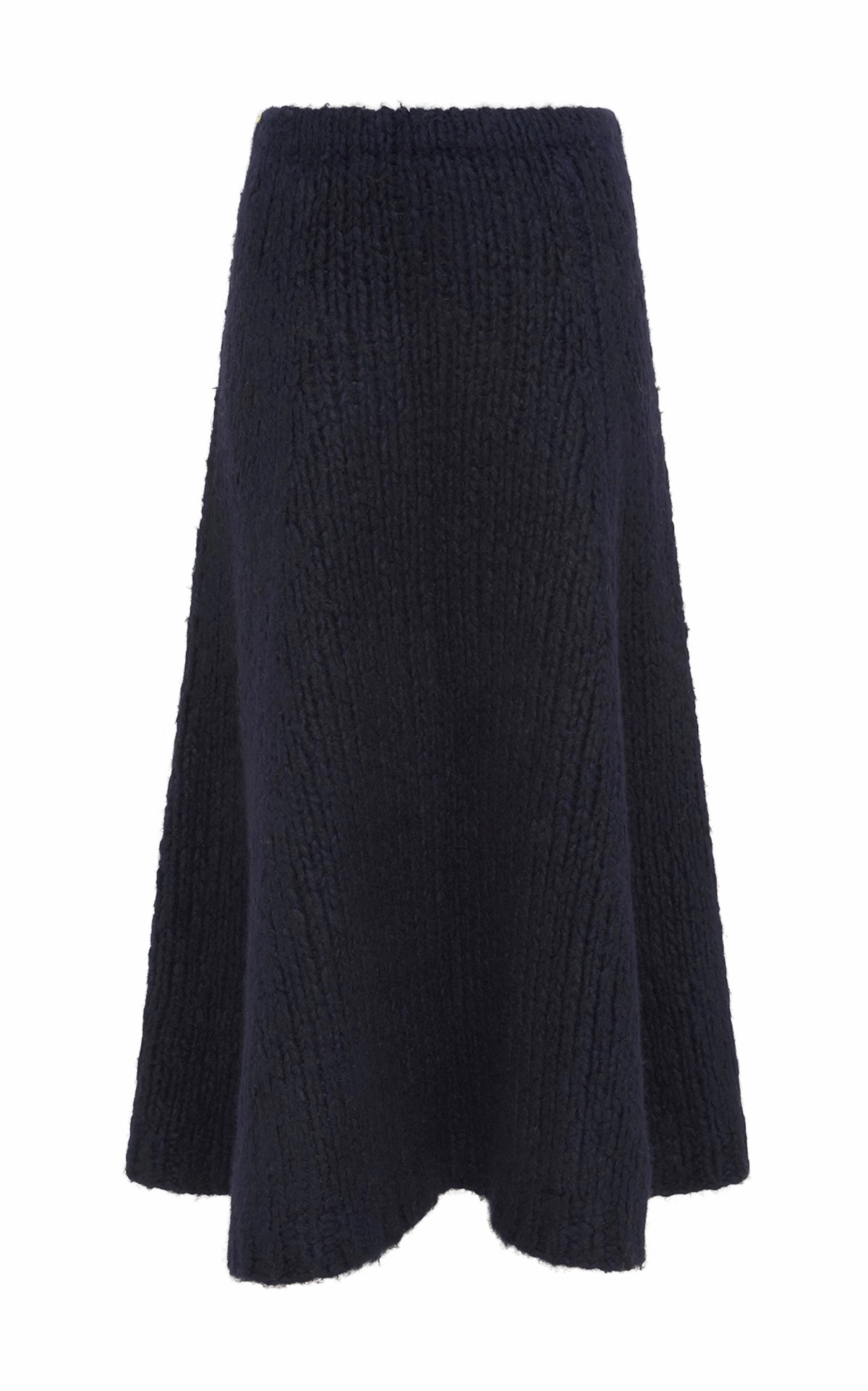 Peres Knit Midi Skirt in Dip Dye Sky Blue Welfat Cashmere Light Wear Wardrobe Classic