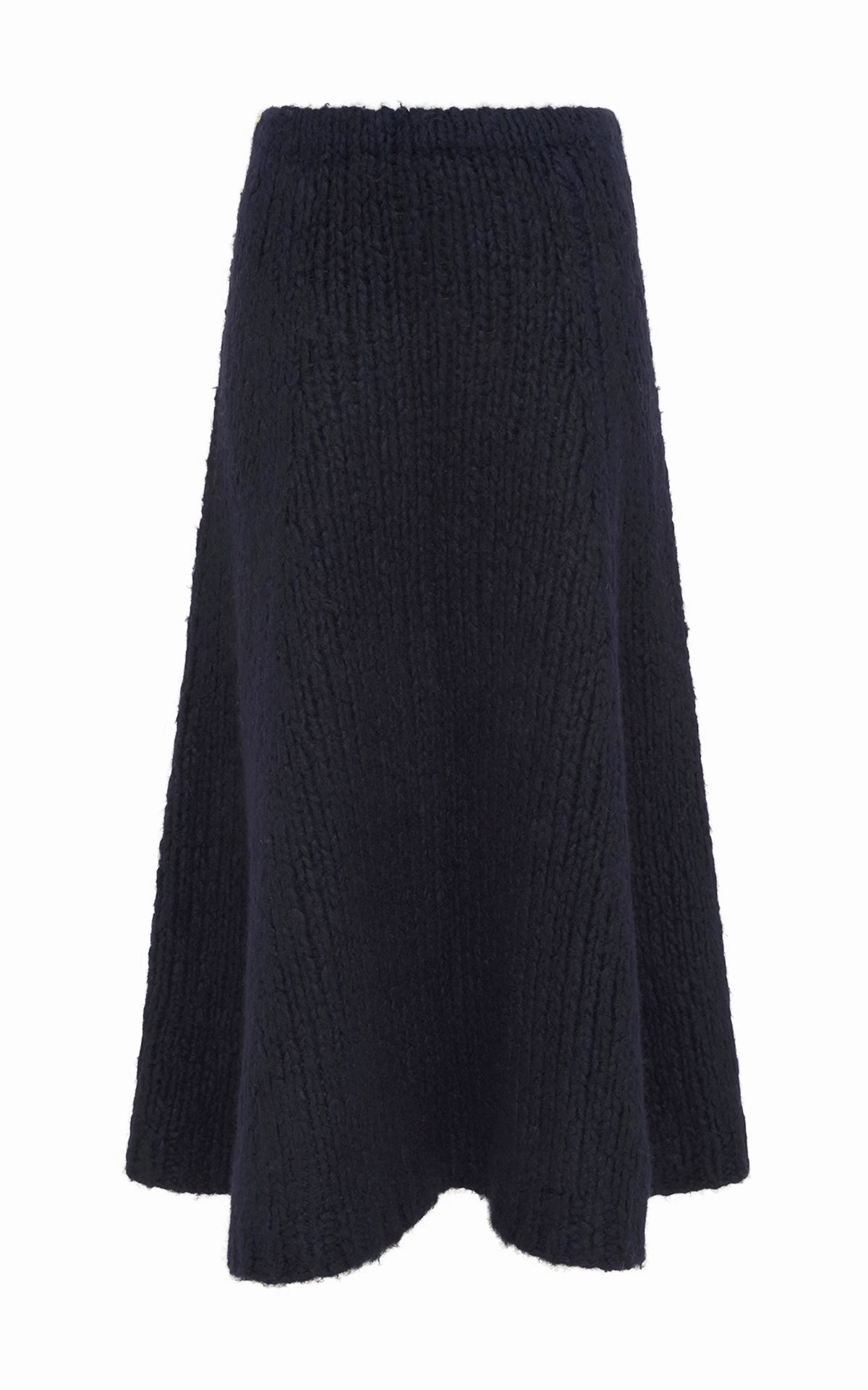 Mood Dressing Peres Knit Midi Skirt in Dip Dye Sky Blue Welfat Cashmere