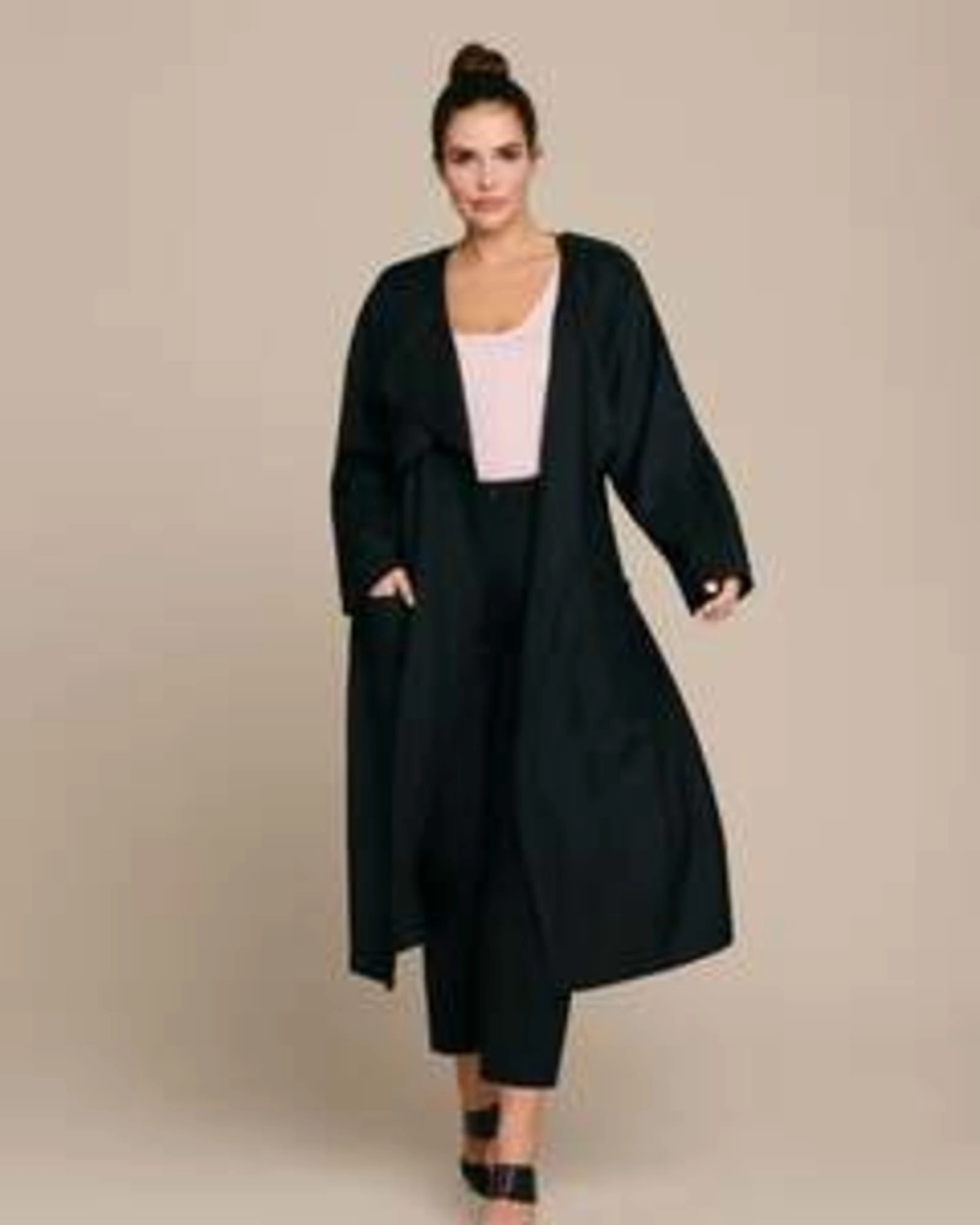 Soft Trench Jacket | Black UV Protective Layer
