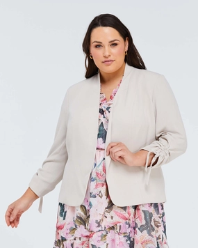 Thea Bow Sleeve Jacket | Nude Conditioner