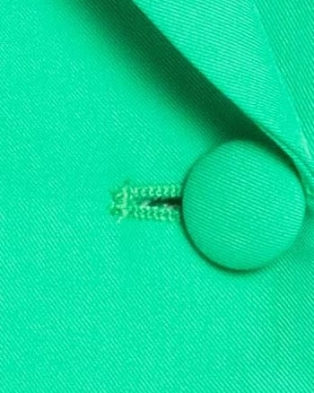 Lace Up Back Blazer | Bright Green Idolize humid