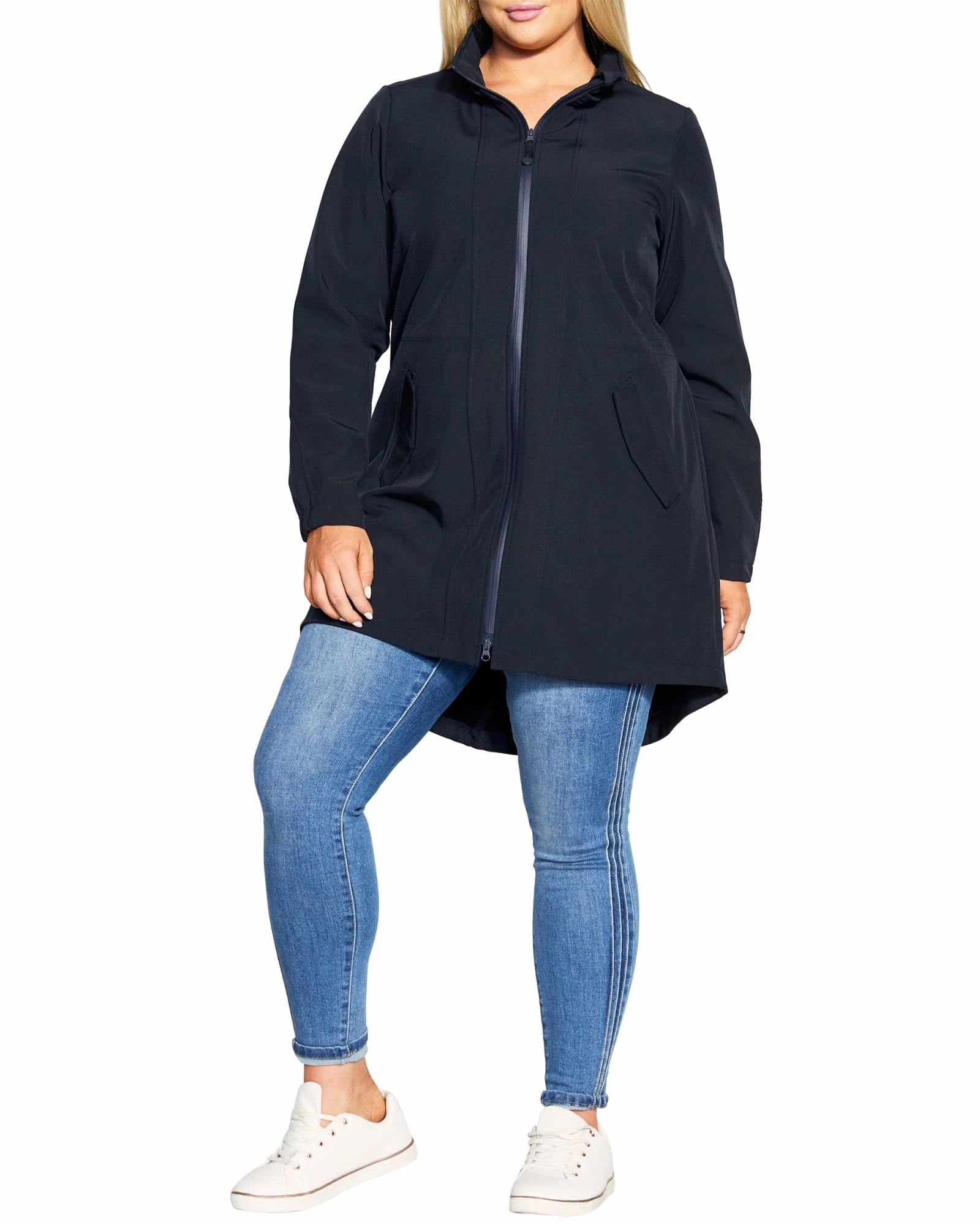 Taped Zipper Closures campfire Nicki Softshell Jacket | Navy
