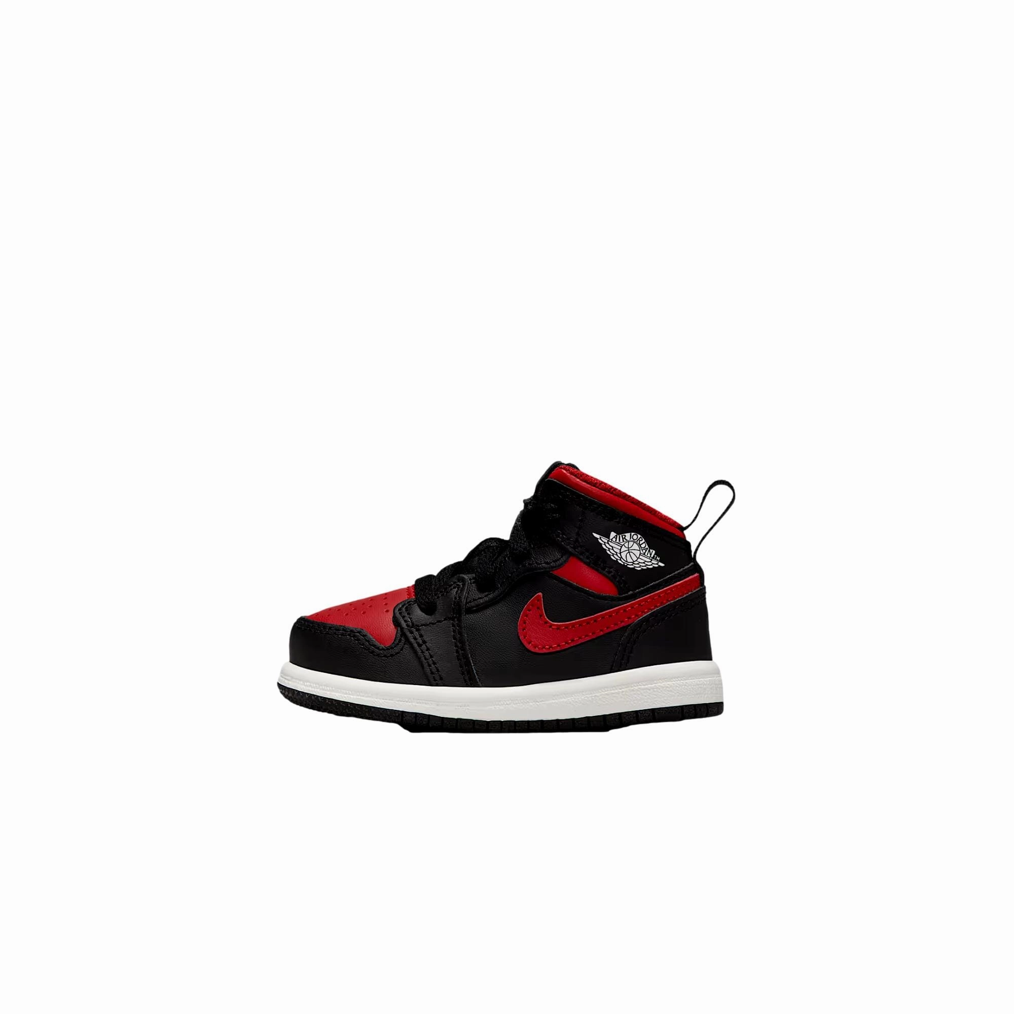 Beer Glow Winery Mood Nike Jordan 1 Mid Black / Varsity Red - Summit White  DQ8425-067 Toddler