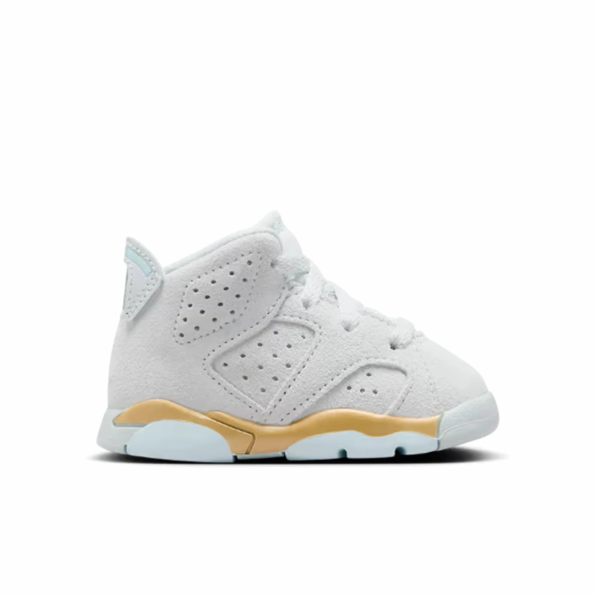 Expo Glow Nike Jordan 6 Retro Pure Platinum/Glacier Blue  HF0414-074 Toddler