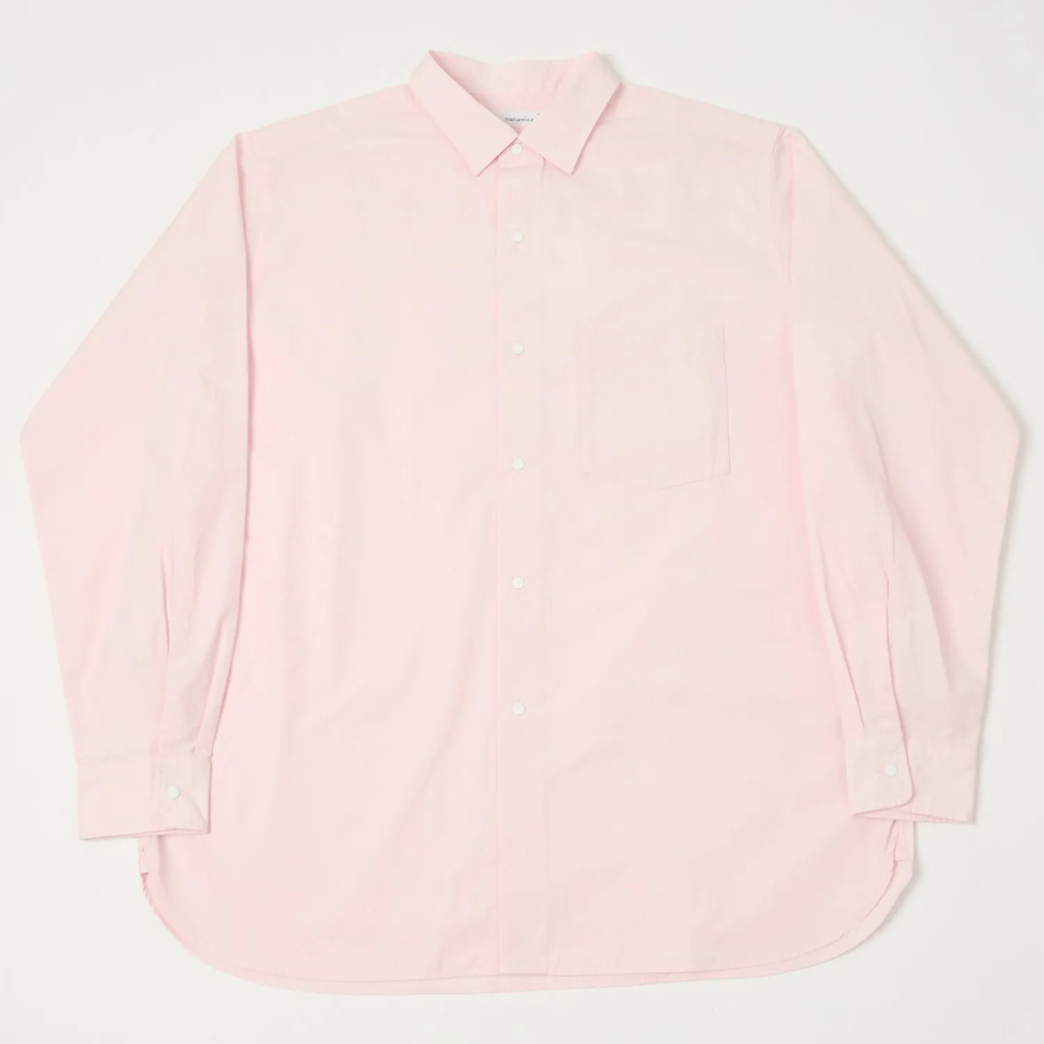 Timeless Comfort Nanamica Button Up Wind Shirt - Pink