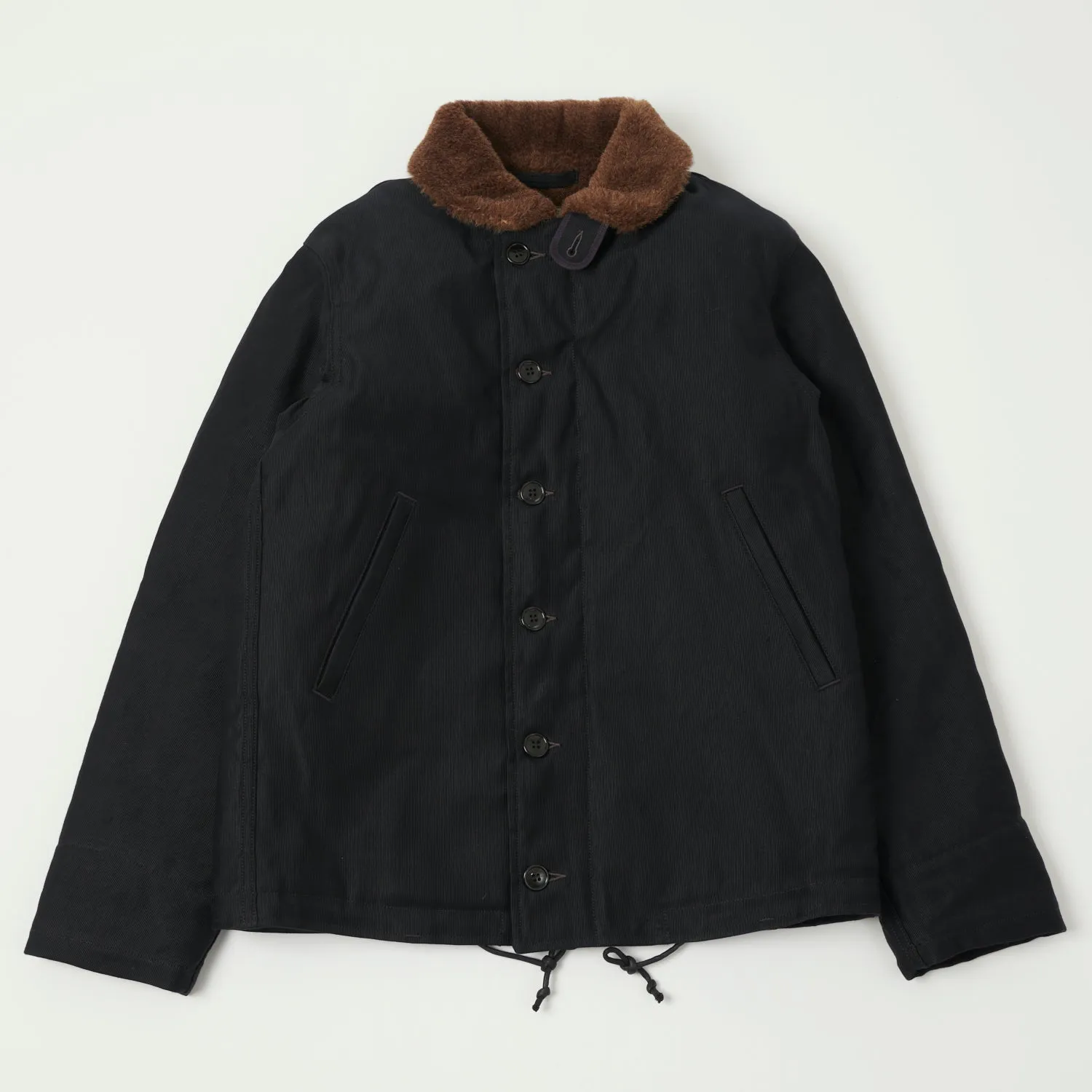 Freewheelers & Co 1940's Type N-1 Deck Jacket - Dark Navy Thermoregulating Lining