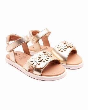 Old Soles Flower Sandy Leather Sandal Ergonomic Toe Post Design