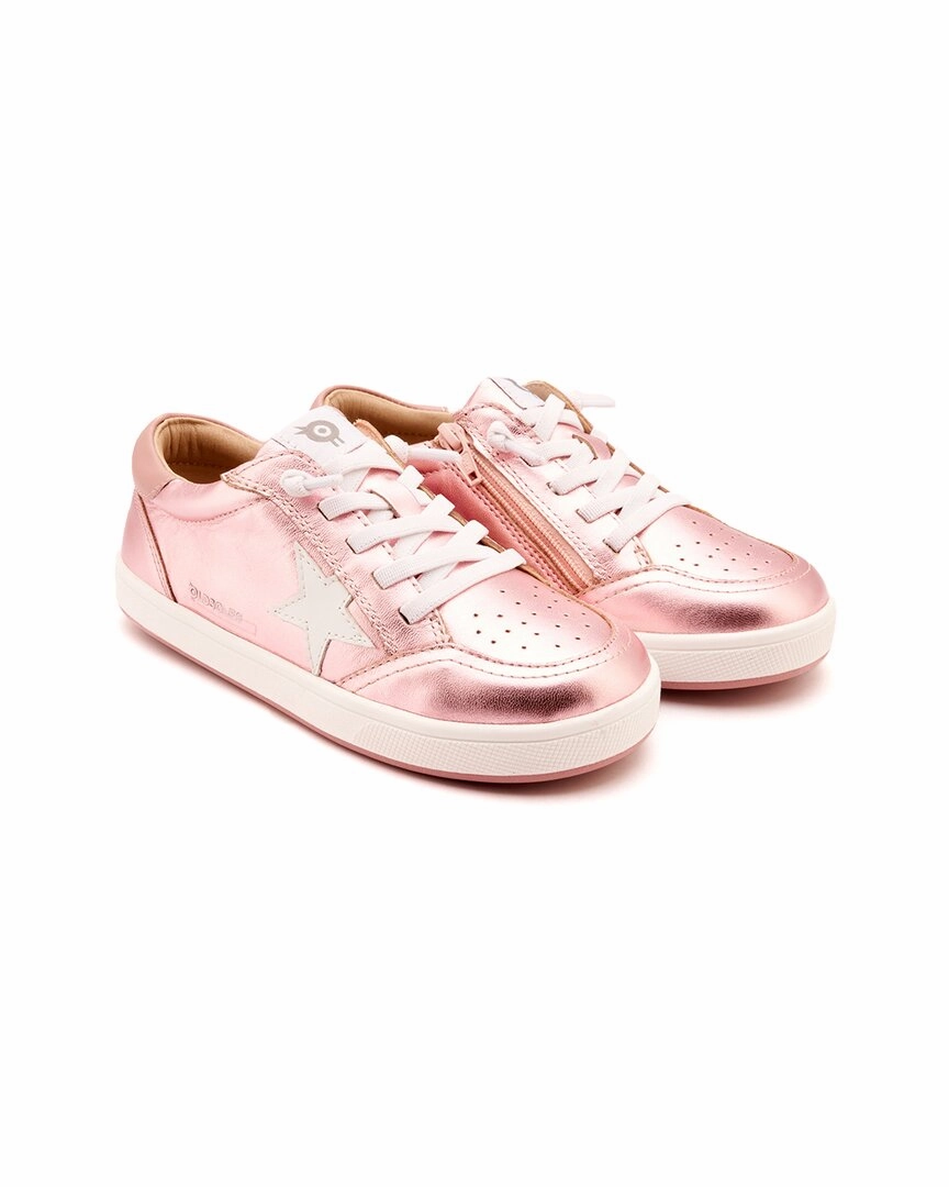 Fashionable Style Old Soles Platinum Runner Leather Sneaker