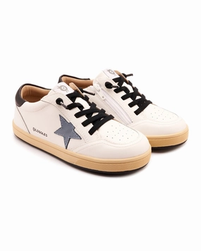 Old Soles Platinum Runner Leather Sneaker Non slip grip