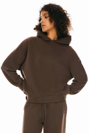 Shrink Resistant Treatment Fleece Hoodie Sweatshirt Long Sleeve Oversized