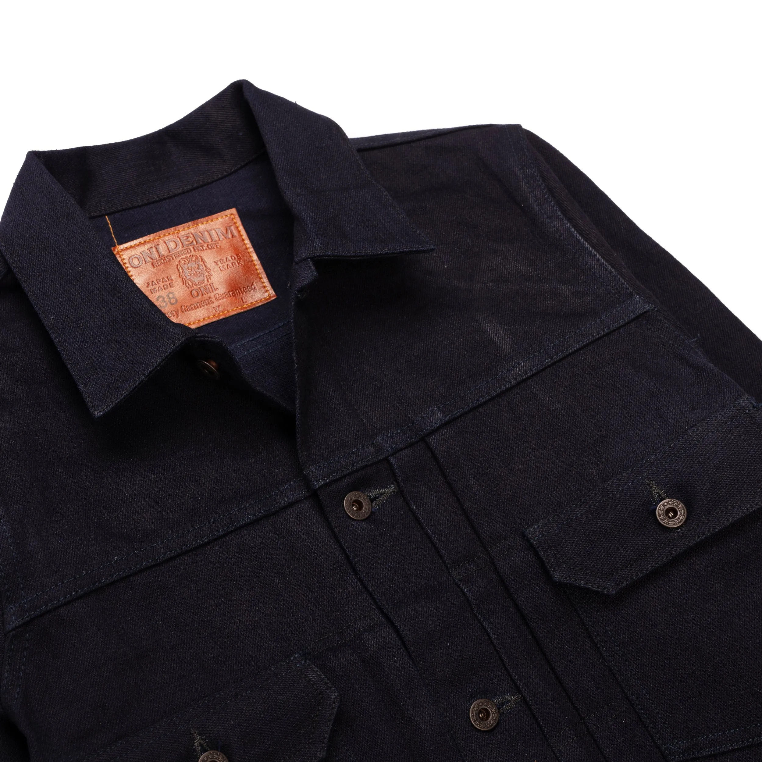 ONI Denim 02517HOX Type II Jacket - Indigo Duck Canvas Ergonomic Seams Heat Trapping Layer