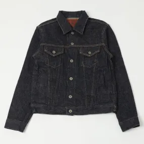 ONI Denim 02527P-DIZR 20oz 'Dark Indigo 'Secret Denim' Type-III Pocket Denim Jacket - One Wash Minimalist Style Neutral Tones