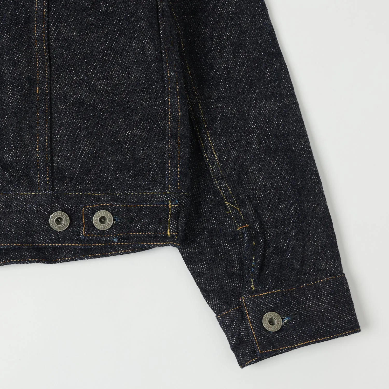ONI Denim 02527P-DIZR 20oz 'Dark Indigo 'Secret Denim' Type-III Pocket Denim Jacket - One Wash Noise Reducing Fabric