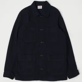 ONI Denim 03100-ID Sashiko Dobby Coverall Jacket - Indigo Hydrophobic Treatment Seamless construction