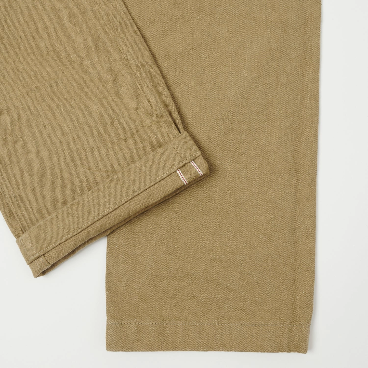 NonRestrictiveCut ONI Denim 727KH 12oz Khaki Beige Sulfur Slim Straight Chino - Rinsed