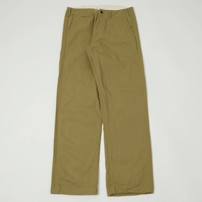 ONI Denim 777-BRD 'British Drill' Wide Straight Jean - Tan One Wash Smart Motion