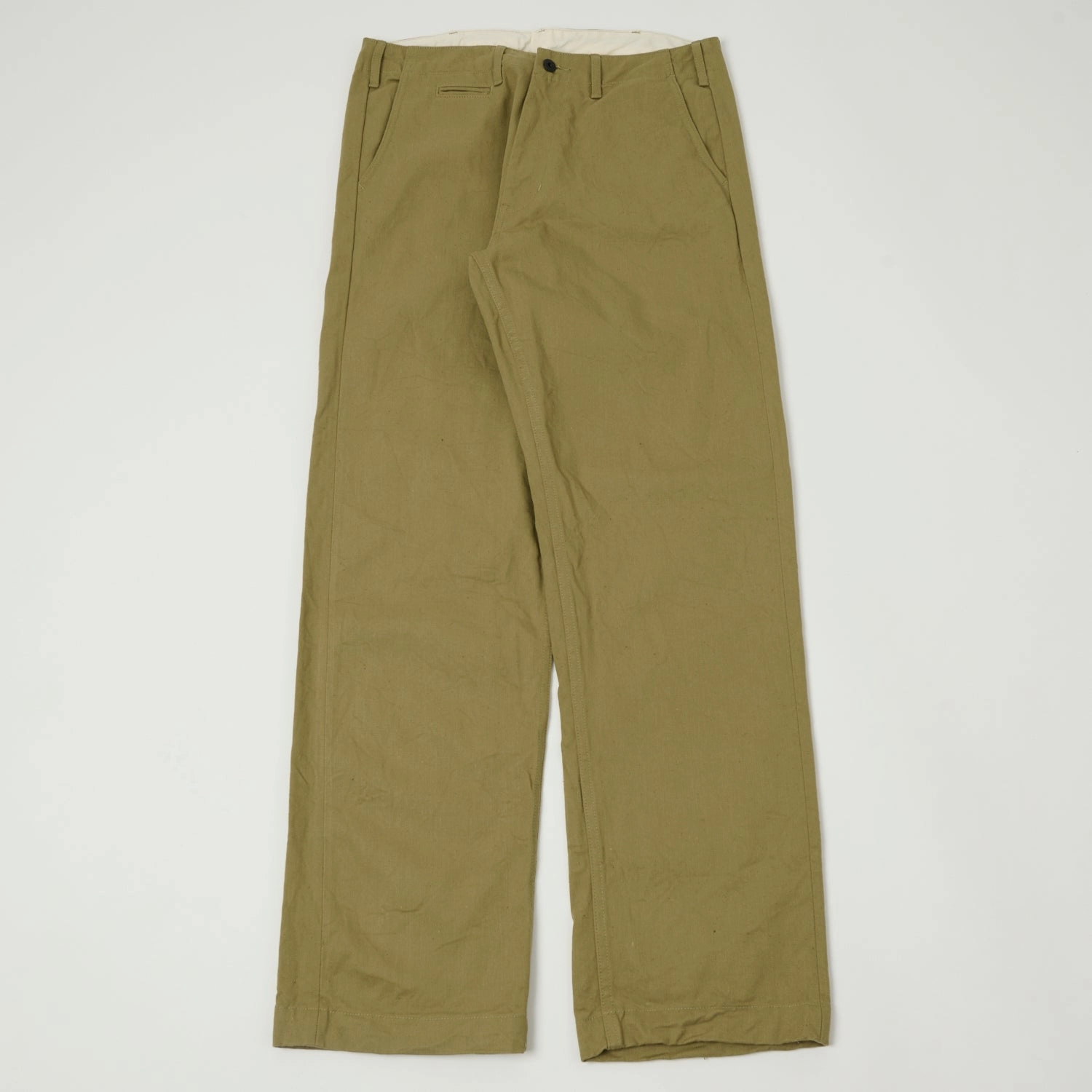 ONI Denim 777-BRD 'British Drill' Wide Straight Jean - Tan One Wash Smart Motion