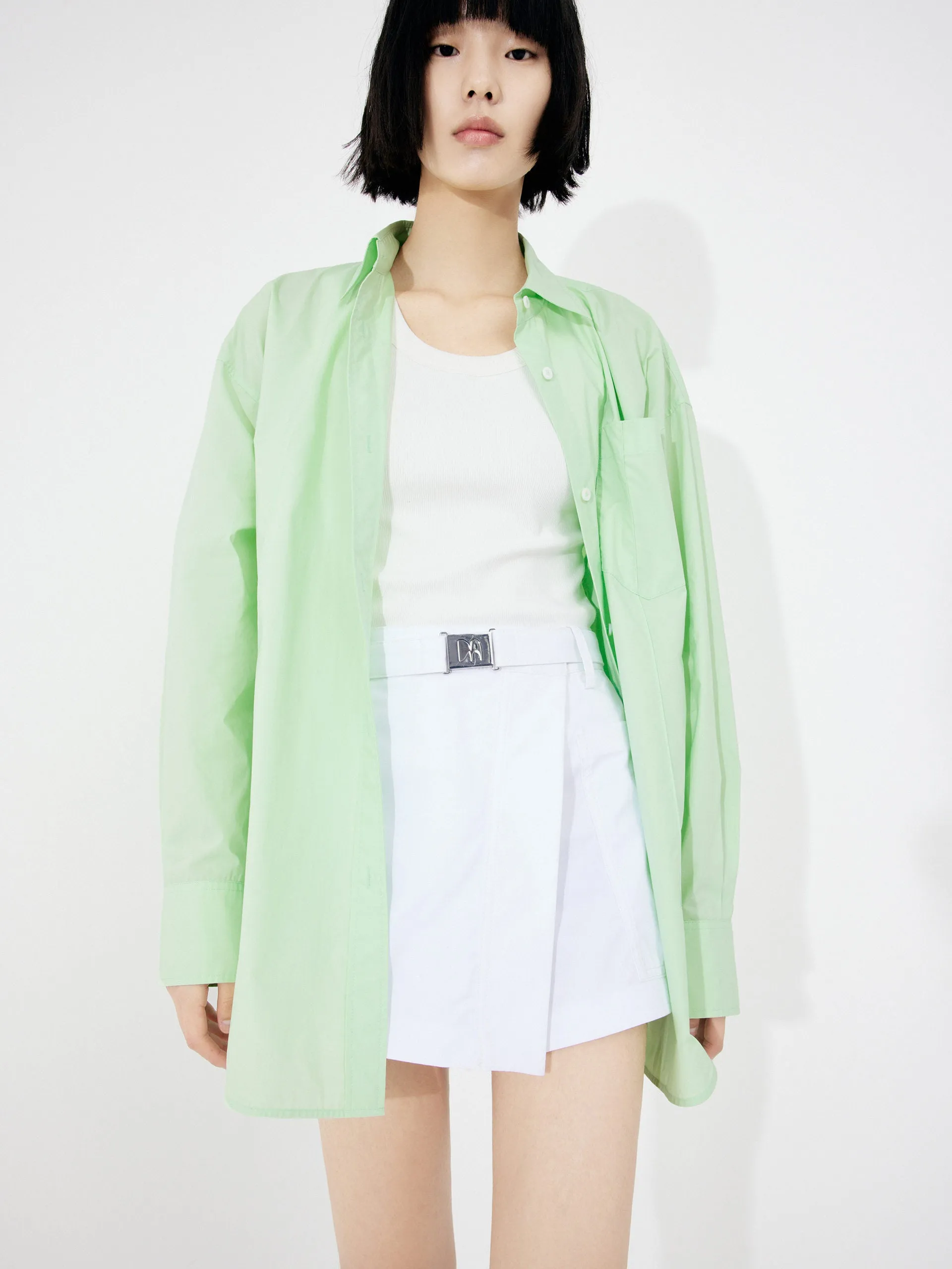 Fashion staples Anti Odor Treatment Oversized Pocket Shirt