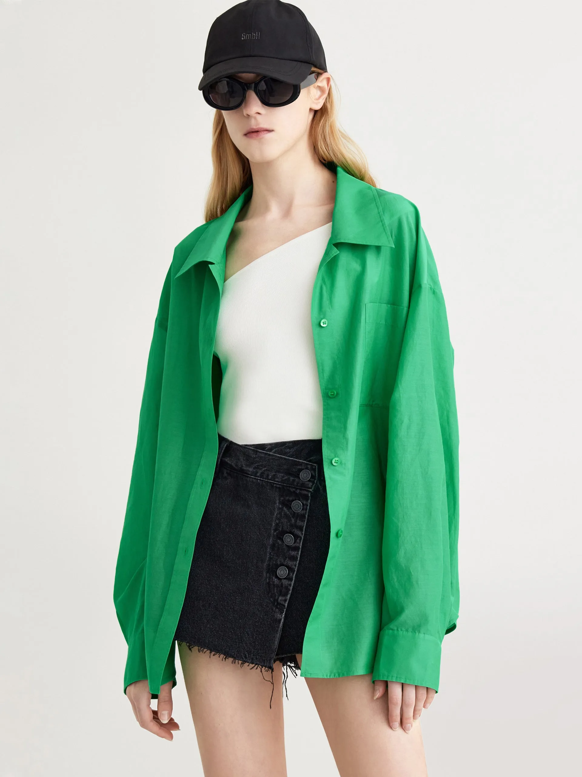 Unisex wear Bold Print Oversized Split Shirt