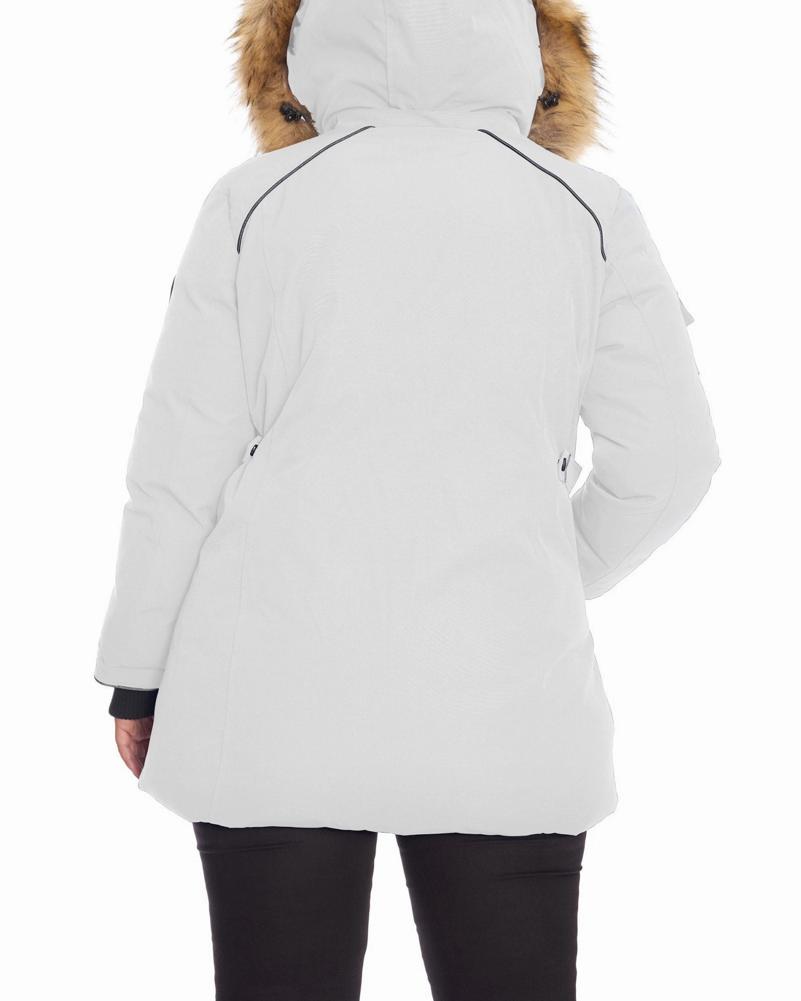 Adventure Ready Wear suitable for dance competitions GLACIER | Vegan Down Recycled Parka Winter Jacket | White