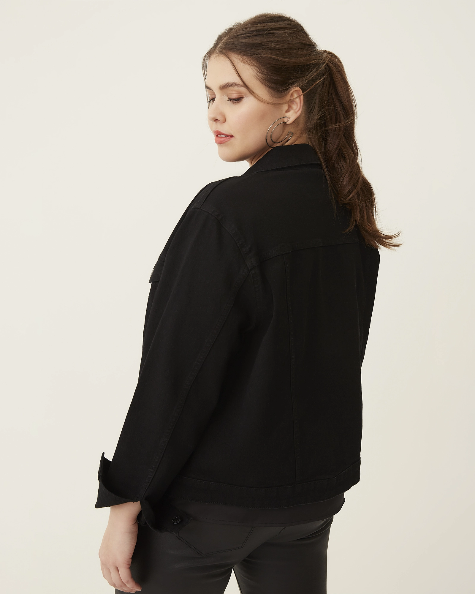 Efficient Protection Paulina Black Denim Jacket | Black