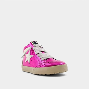 Paulina Toddler Sneakers In Bright Pink Boat ride Preppy Tone