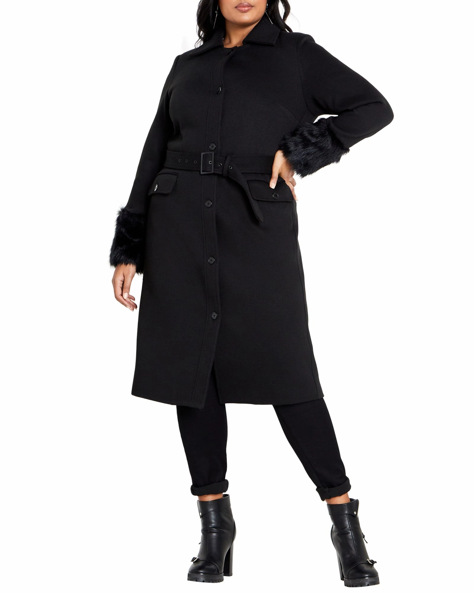 Christmas outfit Penelope Coat | Black