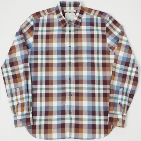 Peregrine Drill Check Shirt - Multi Casual Fit