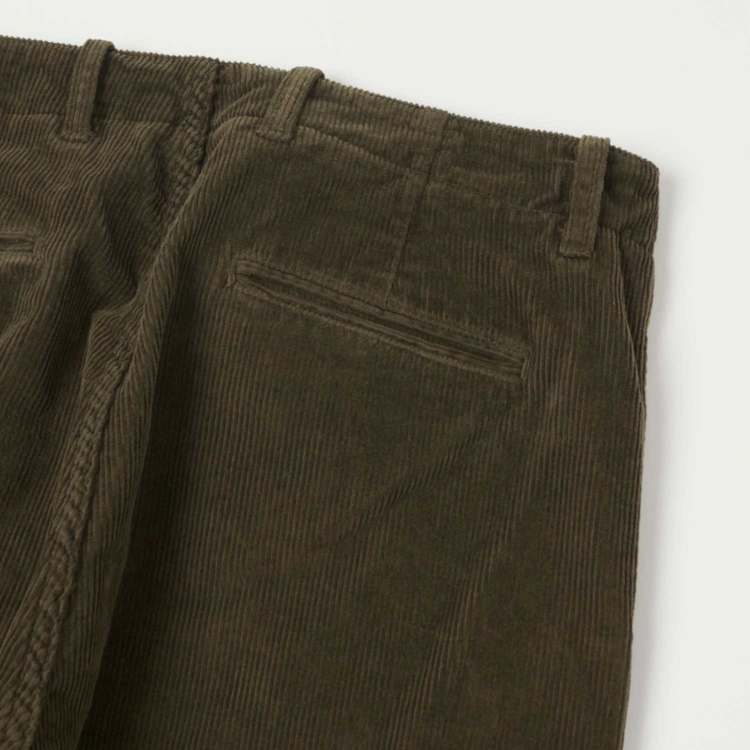 Office Wear East Harbour Surplus 'Axel 101' Corduroy Trouser - Green