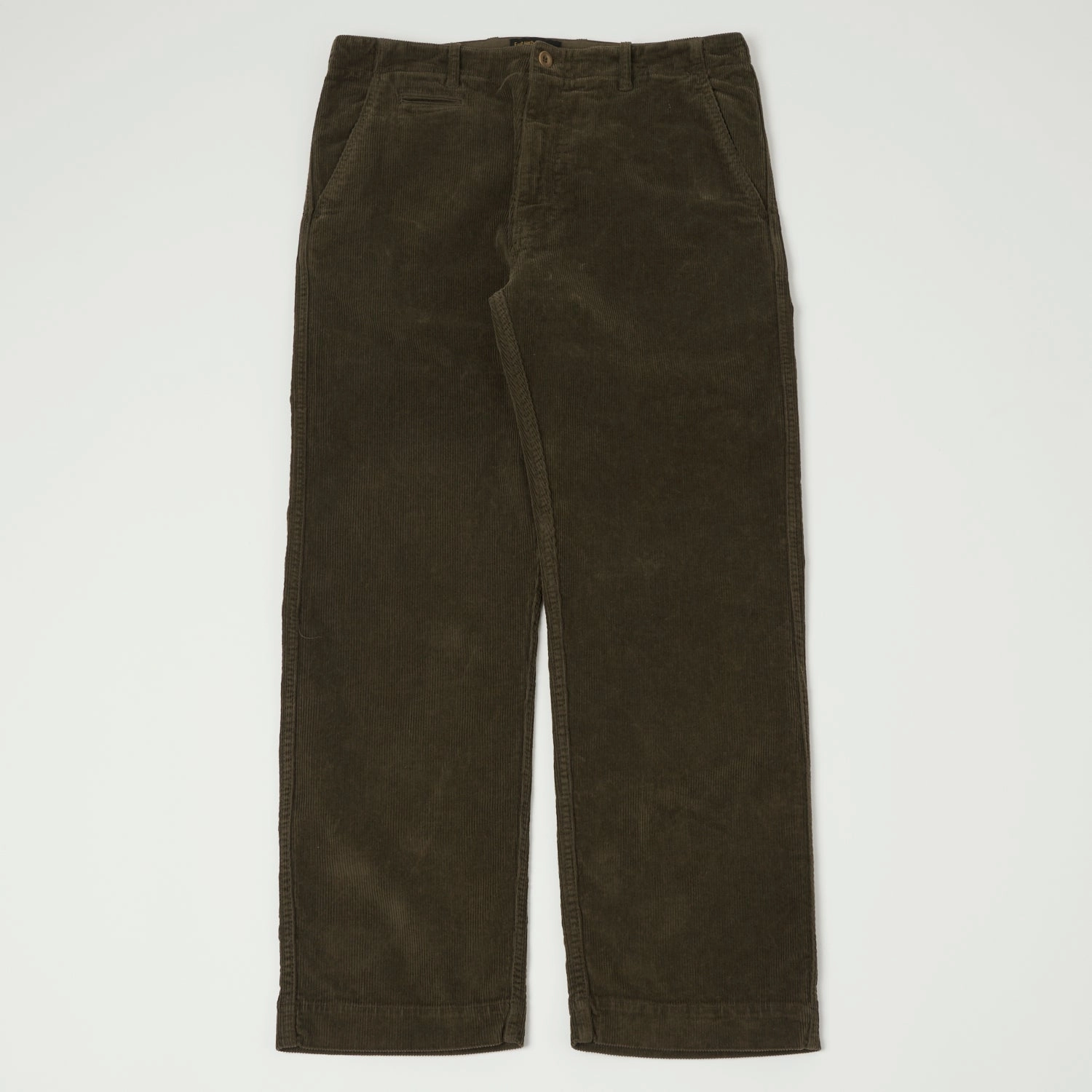 Light Coverage East Harbour Surplus 'Axel 101' Corduroy Trouser - Green