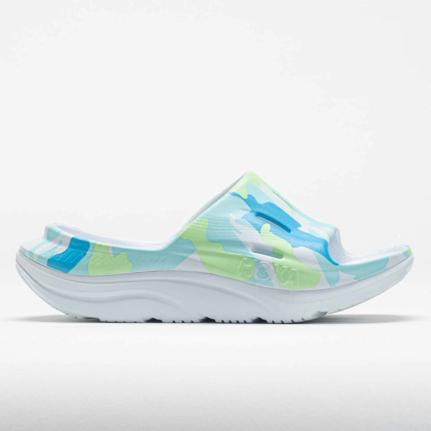 Bare Motion Mild Style Men's Ora Recover Slide 3 Sandals In Illusion White