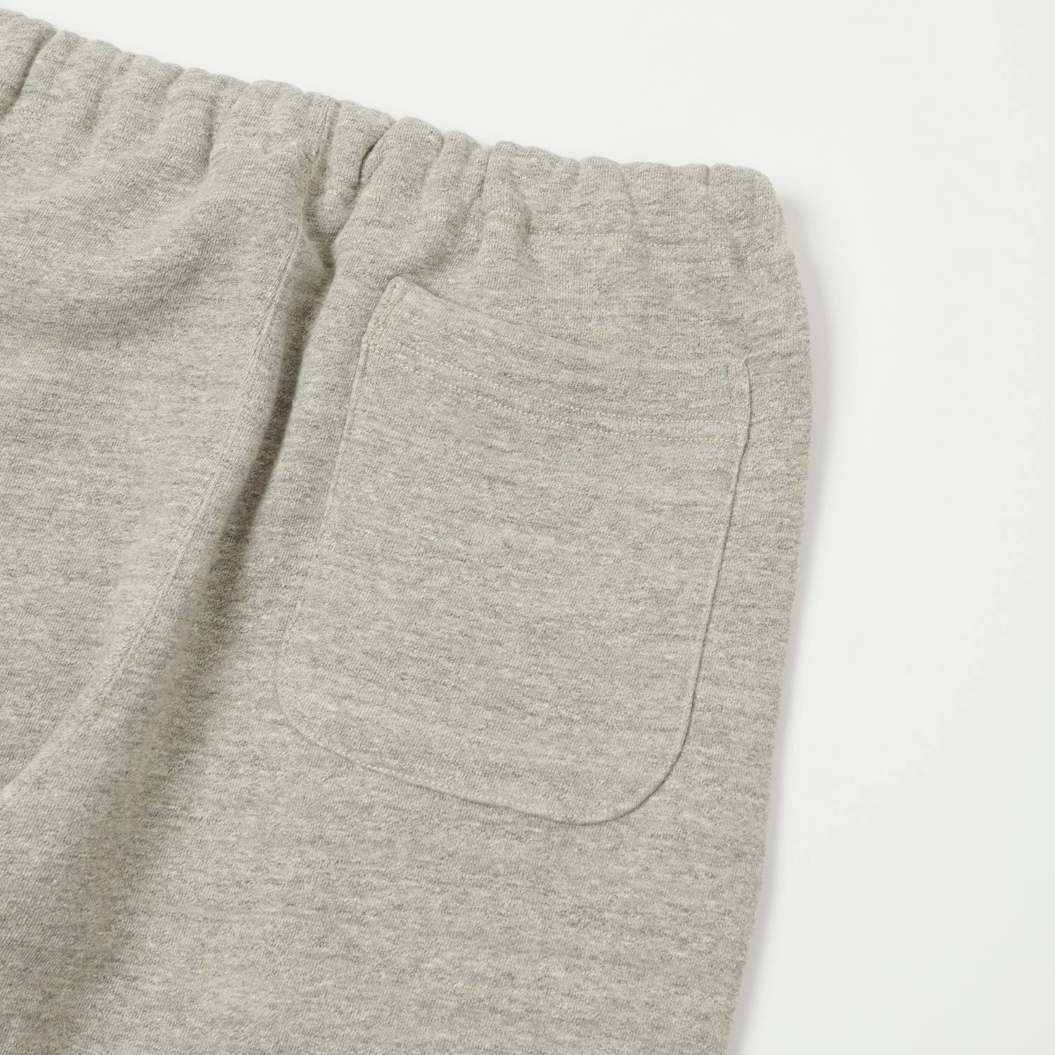 Full Count 3743 'Mother Cotton' Sweatpants - Heather Grey Fit Design Zero Edge Pocket Design