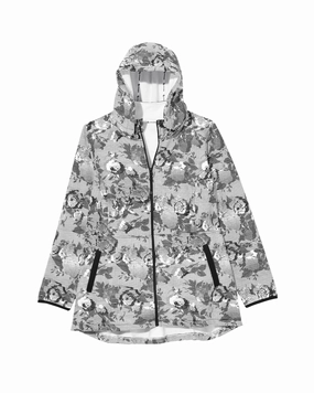 Pico Jacket with Hood | Light Grey / Black Warm Thinsulate Chilly Shield