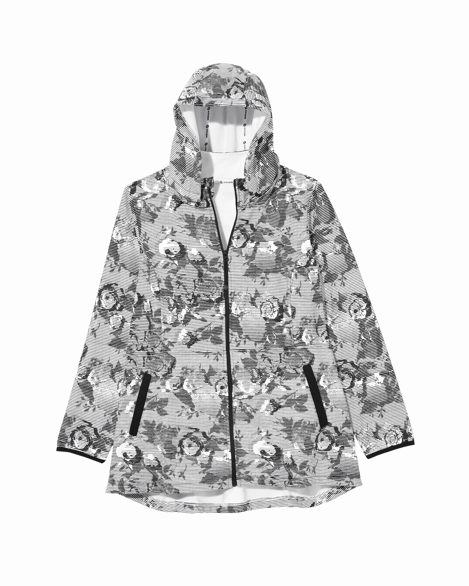 Pico Jacket with Hood | Light Grey / Black Warm Thinsulate Chilly Shield