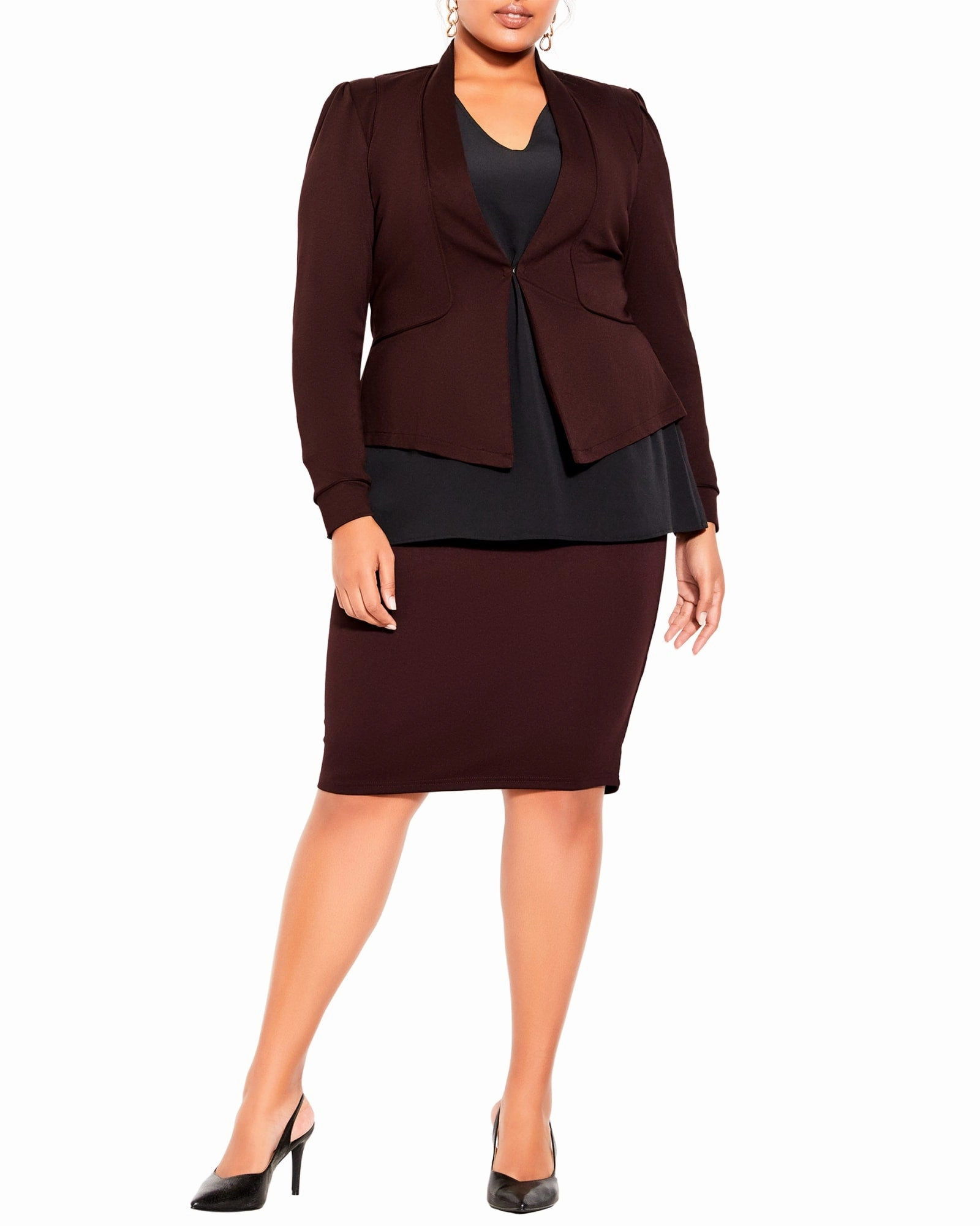 Piping Praise Jacket | Dark Ruby High Visibility Elements