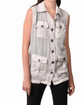 Oil Wash Cargo Pocket Vest in Sand | Sand middle aged people Backcountry Use