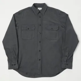 Checkered Look Comfortable Wear Hartford 'Play Pat' Shirt - Steel