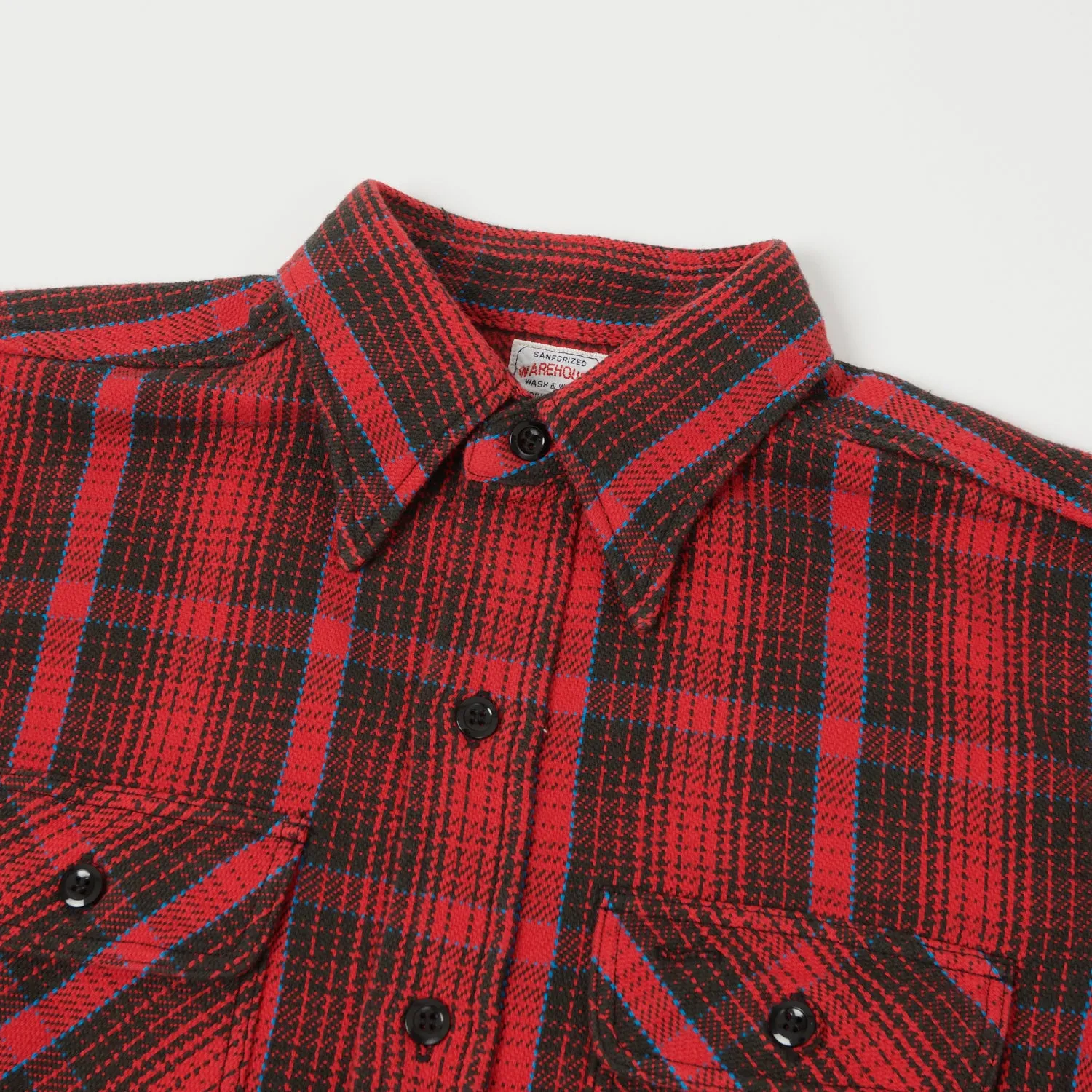 Unisex Design Warehouse & Co 3104 Plaid Flannel Shirt - Red