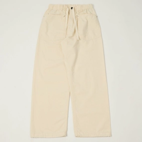 Post Overalls 'E-Z Army-Navy' Dobby Ripstop Trousers - Natural Cozy Essentials Tapered leg